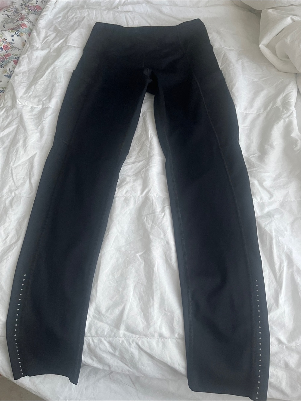lululemon athletica Black High-Rise Leggings with Side Pockets